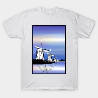 Kinderdijk Windmills T-Shirt